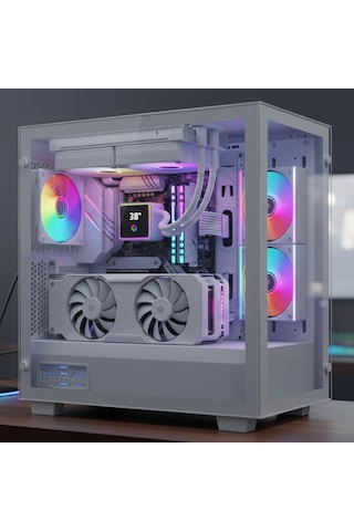 Gameforce Raider 240mm Argb Beyaz Sıvı Soğutucu 275w Tdp Beyaz