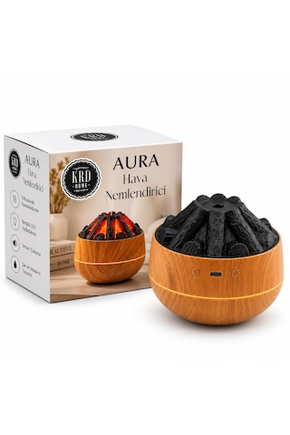 Aura Şömine Hava Nemlendirici Buhar Makine - Koku Giderici 8778 4915
