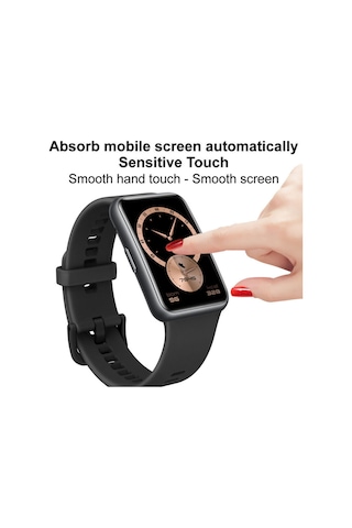 Huawei Band 9 Tam Kaplayan Nano Kırılmaz Esnek Saat Ekran Koruyucu