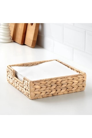 Ikea Cıssan Peçetelik 23 X 23 X 7 Cm Sarı