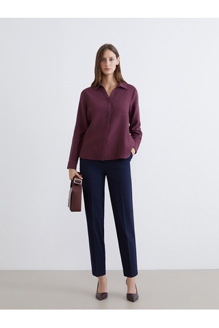 Lcwaıkıkı Classic Lacivert Standart Fit Kadın Pantolon