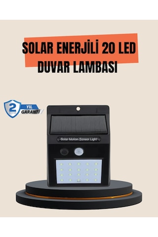 4 Modlu Solar Led Bahçe Garaj Lambası