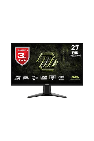 Msı Mag 275f E20 27 1920x1080 Fhd 200hz 0.5ms Hdmı Dp Hdr Ready Amd Freesync Premium Rapid Ips Gaming Monitör