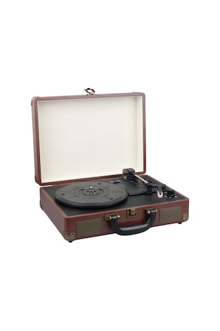 Magicvoice Pu16 Retro Vintage Çanta Pikap - Radyo - Bluetooth - Usb Mp3 Çalar