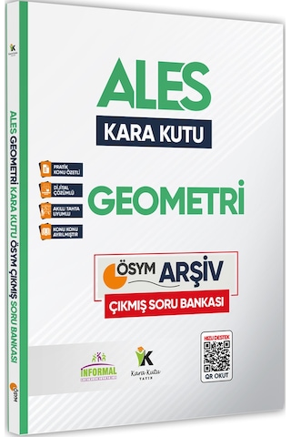 Ales Matematik Tek Kitap Ve Geometrinin Kara Kutusu Konu Ö.d.Çözümlü Çıkmış Soru Bankası Seti