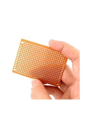 5x7cm Pertinaks Pcb Proto 10x24 432 Adet Bakır Delik Prototip Deney Kartı 2.54mm Pertenaks