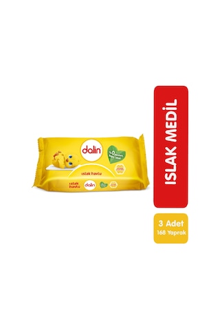 Dalin Islak Havlu Mendil 56x3 168 Yaprak