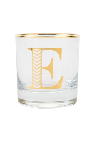 Mudo Home Monogram Bardak - E 300ml Çok Renkli
