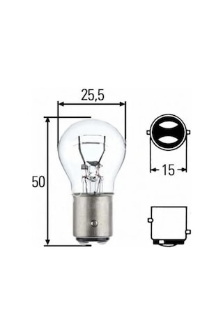 Super Stop Ampülü P21/5w 1016 Çift Duy Standart Günışık - 12v-1723