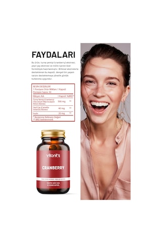 Vitanil's Cranberry 30 Kapsül