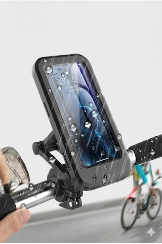 Motosiklet Bisiklet Su Geçirmez Manyetik Telefon Tutucu Gidon Navigasyon Kılıfı Diğer