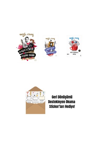 Halfeti Nin Siyah Gülü + Hayatımın Müsveddesi + Aşkı Giyinen Adam + Okuma Sticker'ları