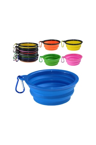 Oripet 31 Oz Katlanabilir Seyahat Silikon Köpek Mama Kabı 900 ML