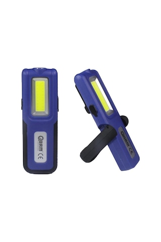 Arm-18002 Arm Şarjlı El Lambası Ledli Fener 420 Lumens Mavi