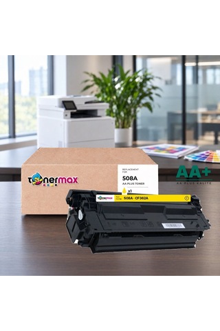 Hp 508a Cf362a Sarı Uyumlu Toner Aa Plus / Color Laserjet Enterprise M552 / M553 / Mfp M577
