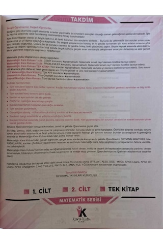 Kpss Matematiğin Kara Kutusu 2. Cilt Problem K.ö. Dijital Çözümlü Ösym Çıkmış Soru Bankası