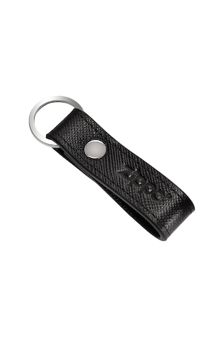 Zippo Saffiano Deri Anahtarlık - Siyah