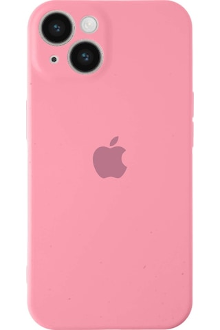 Apple Uyumlu iPhone 14 Kılıf Logolu Kamera Korumalı Altı Kapalı İçi Kadife Lansman Kapak - Kırmızı