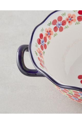 English Home Botanic Stoneware Kase 26 Cm Renkli Renkli