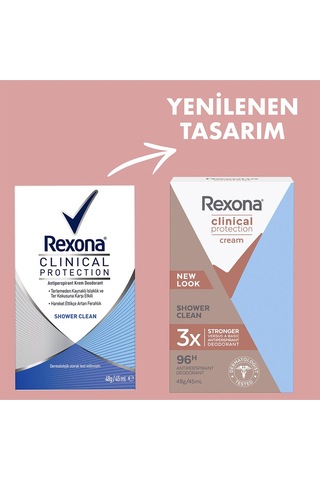 Clinical Protection Kadın Stick Deodorant Shower Clean 45 Ml