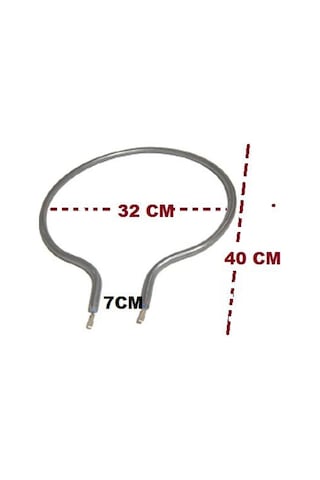 Fırın Rezistans 1000 Watt Davul Fırın Rezistansı Büyük Tip Çap