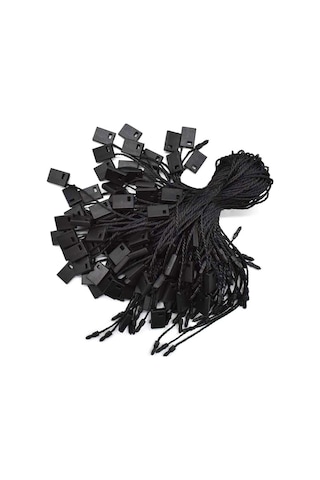 1000 Adet Siyah Plastik Kilitli Etiket İpi