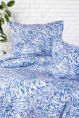 Aytunç Sevda %100 Pamuklu Tek Kişilik Nevresim Takımı 160x220 Cm Mavi