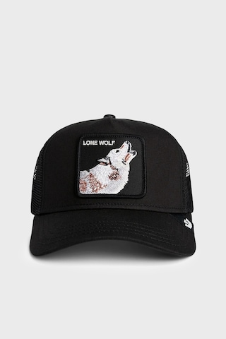 Goorin Bros Wolf Animal Figürlü File Detaylı Şapka Unisex Şapka 1012449 Siyah
