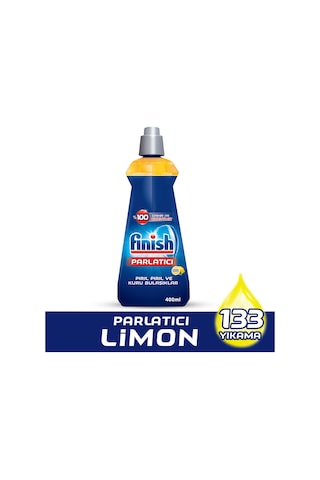 Finish Bulaşık Makinesi Parlatıcı & Kurutucu Sıvı Limon 400 ml