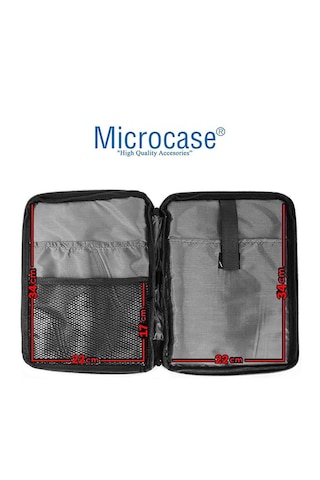 Microcase Xiaomi Redmi Pad 2 11 İnch Tablet Uyumlu Tablet Çanta+türkçe Bluetooth Klavye+mouse+tablet Standı-siyah Al8128 Omuz Çantası