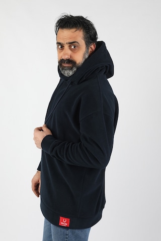 Unisex Kapüşonlu Polar Lacivert