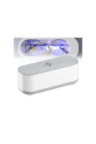 Monyee Mini Ultrasonik Temizleyici - Derinlemesine Temizleme, Zarfımsı Nesneler İçin: Mücevher, Gözlük, Parça, Kolye, Makyaj Fırçası