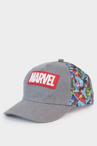 Defacto Erkek Çocuk Marvel Avengers Baskılı Cap Şapka C0546a826smgr257 Gri-gr257