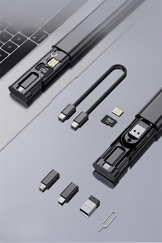Cep Tipi 60w Bas Aç Type-c, İphone Şarj, Micro Usb Hızlı Şarj Data Kablo Seti