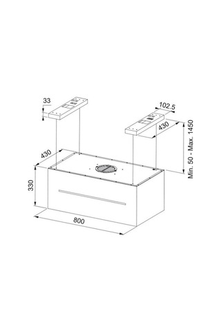 Franke Fmas BK Extra Matt F 80 KL Ada Davlumbaz