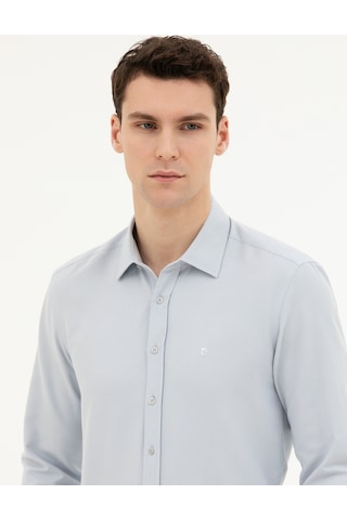 Pierre Cardin Erkek Gri Gömlek Desenli 50285594-vr024 Gri