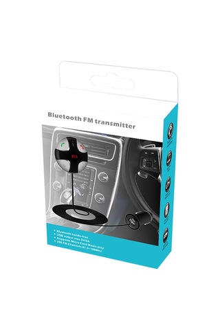 Fm29b Bluetooth Fm Verici Eller Serbest Araç Kiti, Araç Şarj Cihazı, İphone, Galaxy, Sony, Lenovo, Htc, Huawei Ve Diğer Akıllı Telefonlar İçin