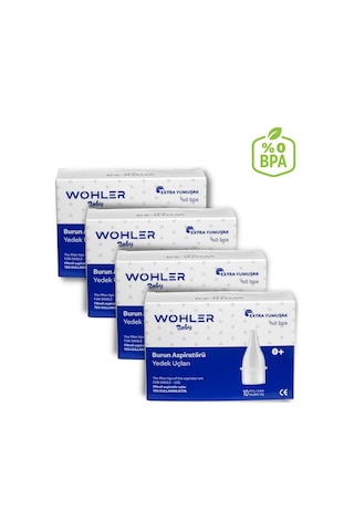 Wohler Nazal Burun Aspiratörü Yedek Uç 10'lu 40 Adet
