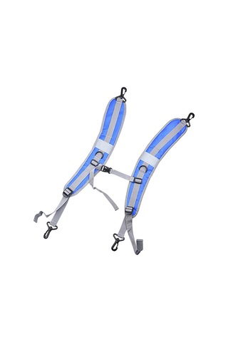Luckstone 1 Çift Ayarlanabilir Sırt Çantası Askısı D-Halkalı Yedek Omuz Askısı - Mavi