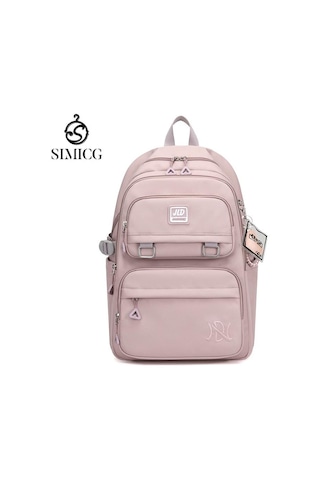 Büyük Kapasiteli Omuz Çantası Öğrenci Okul Çantası Mor