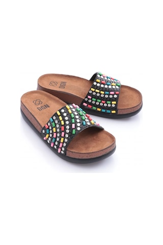 Dgn 20065-005 Kadin Terlik Multi Siyah