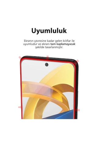 Samsung Galaxy A55 İle Uyumlu Temperli Ekran Koruyucu Kırılmaz Cam Ekonomik 5'li Paket