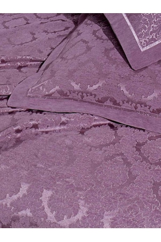 Çift Kişilik Yatak Örtüsü Marvella Şönil Mor