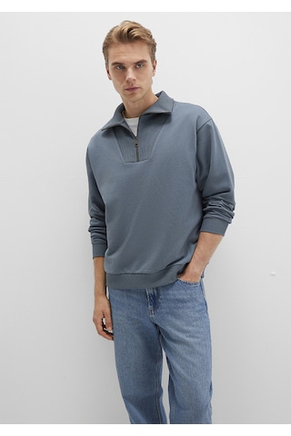 Mavi - Polo Yaka Gri Sweatshirt 0s10368-80889 Gri