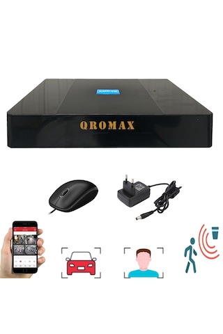6 Kameralı Gece Renkli Hareket Algılayan Kamera Seti 604w-9008