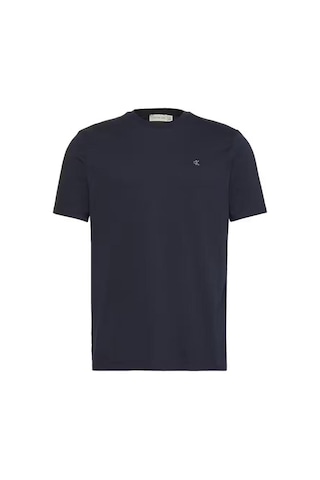 Ss Smooth Cttn Solıd Crewnk Tee-8795 Mavi