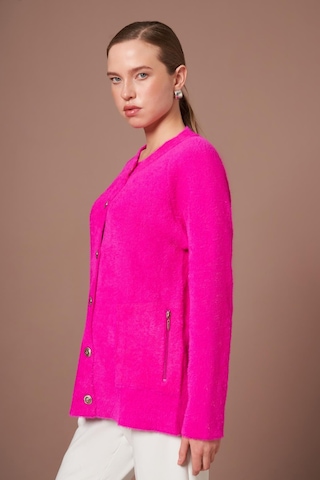 Ftz Women Kadın Angora Hırka Fuşya 25259 Fuşya
