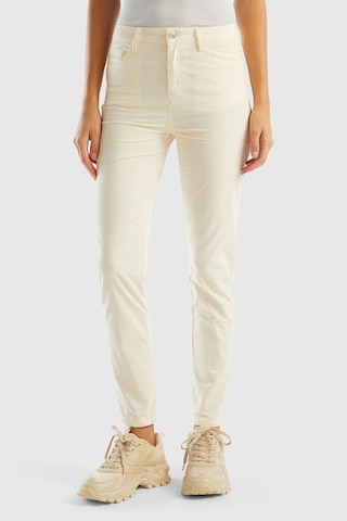 United Colors of Benetton Bn Slim Fit Kadife Pantolon Ekru