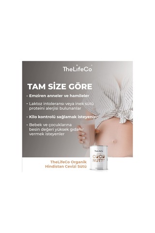 The LifeCo Organik Hindistan Cevizi Sütü 400 ML