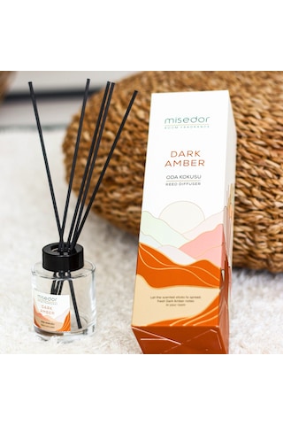 Misedor Dark Amber Çubuklu Oda Kokusu 120 ML